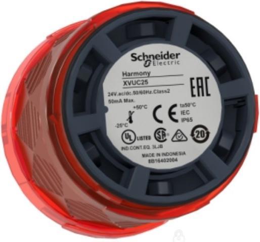 Produktbild Schneider Electric Red LED Beacon, Steady, 60mm, 24 V