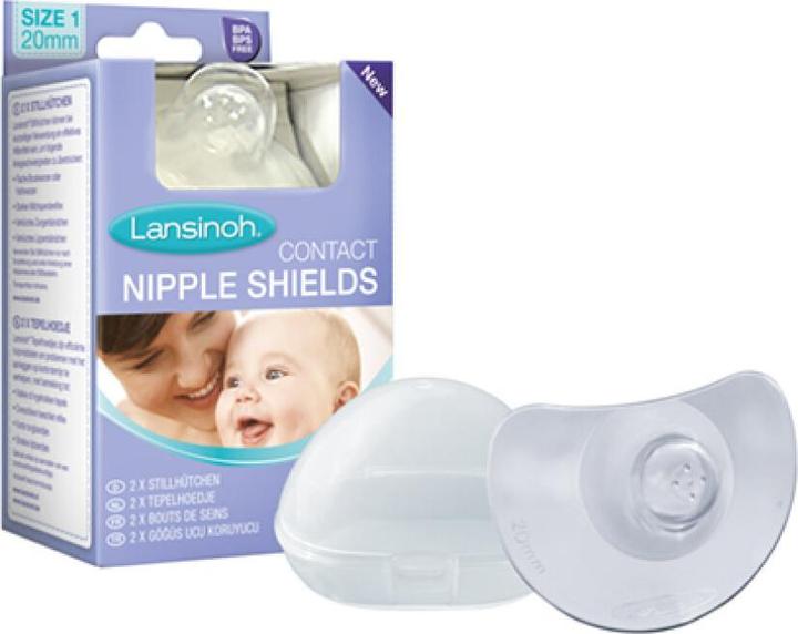 Productafbeelding Lansinoh Klemmen 24 mm, 2 stuks (Eén maat voor iedereen)