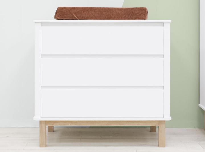 Image du produit Bopita Commode 3 tiroirs Mika blanc/chêne