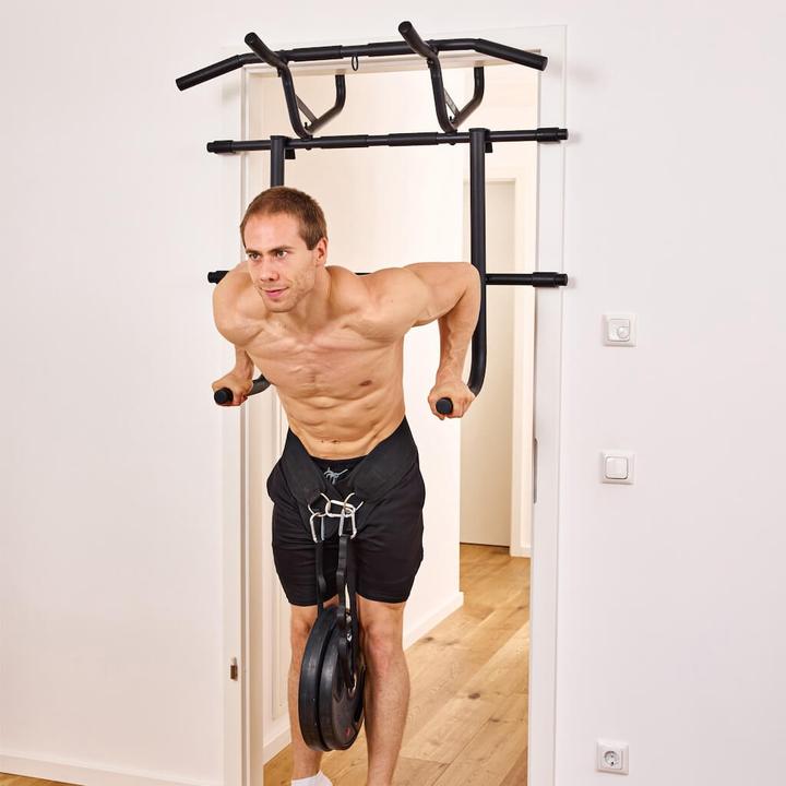 Produktbild Pullup & Dip Tür Klimmzugstange + Dip Stange Bundle