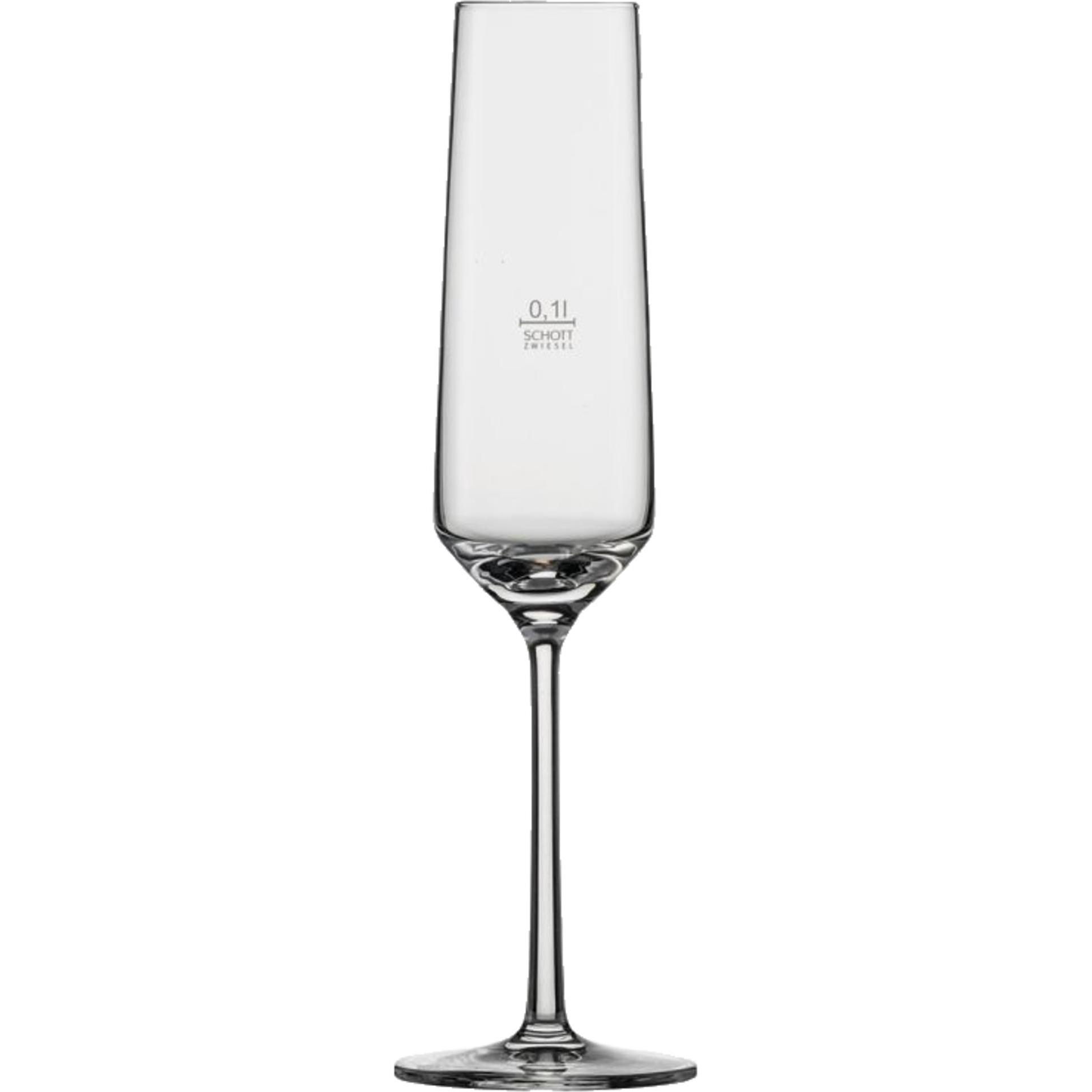 Schott Zwiesel Gläser Pure 215,0 ml, 6 St. (21.50 cl, 6 Gläser, Sektgläser) (112747)