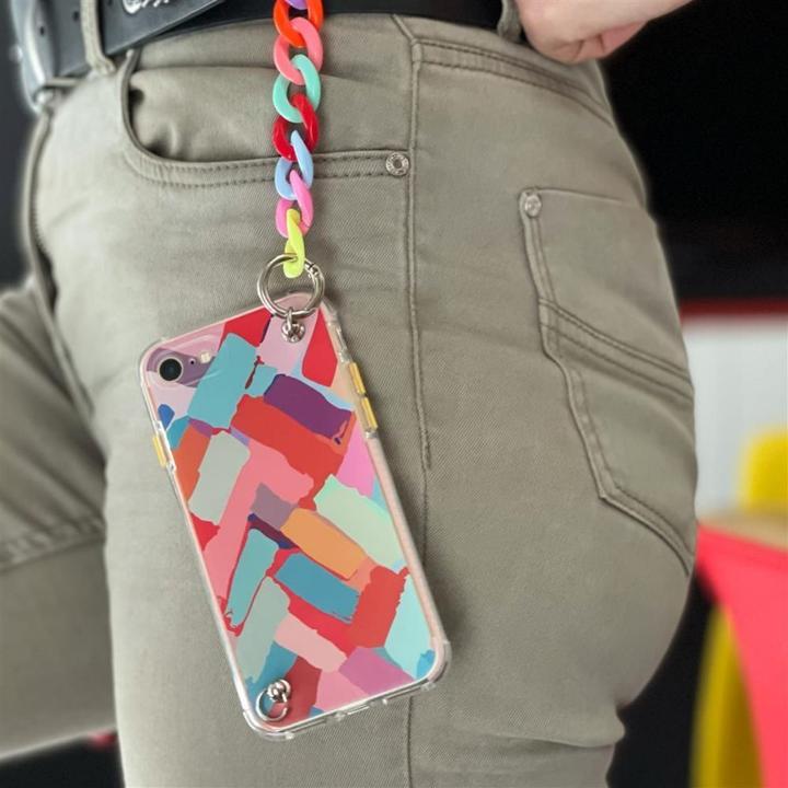 Actual product image Hurtel Colour Chain Case gel flexible elastic case cover with a chain pendant for Xiaomi Redmi Note 10 5G (Xiaomi Redmi Note 10 5G)