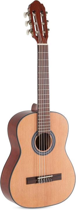 Actual product image Gewa Student Classical Guitar (Classical guitar, Fingerboard: Blackwood Tek, Frets: nickel silver, Mechanics: chrome-plated, Neck: Carbon reinforced, Pages: Okoume, Top: Cedar)