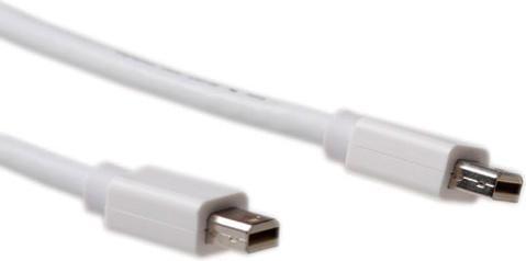 Actual product image ACT AK3959 1m Mini DisplayPort Mini DisplayPort White DisplayPort Cable (1 m)