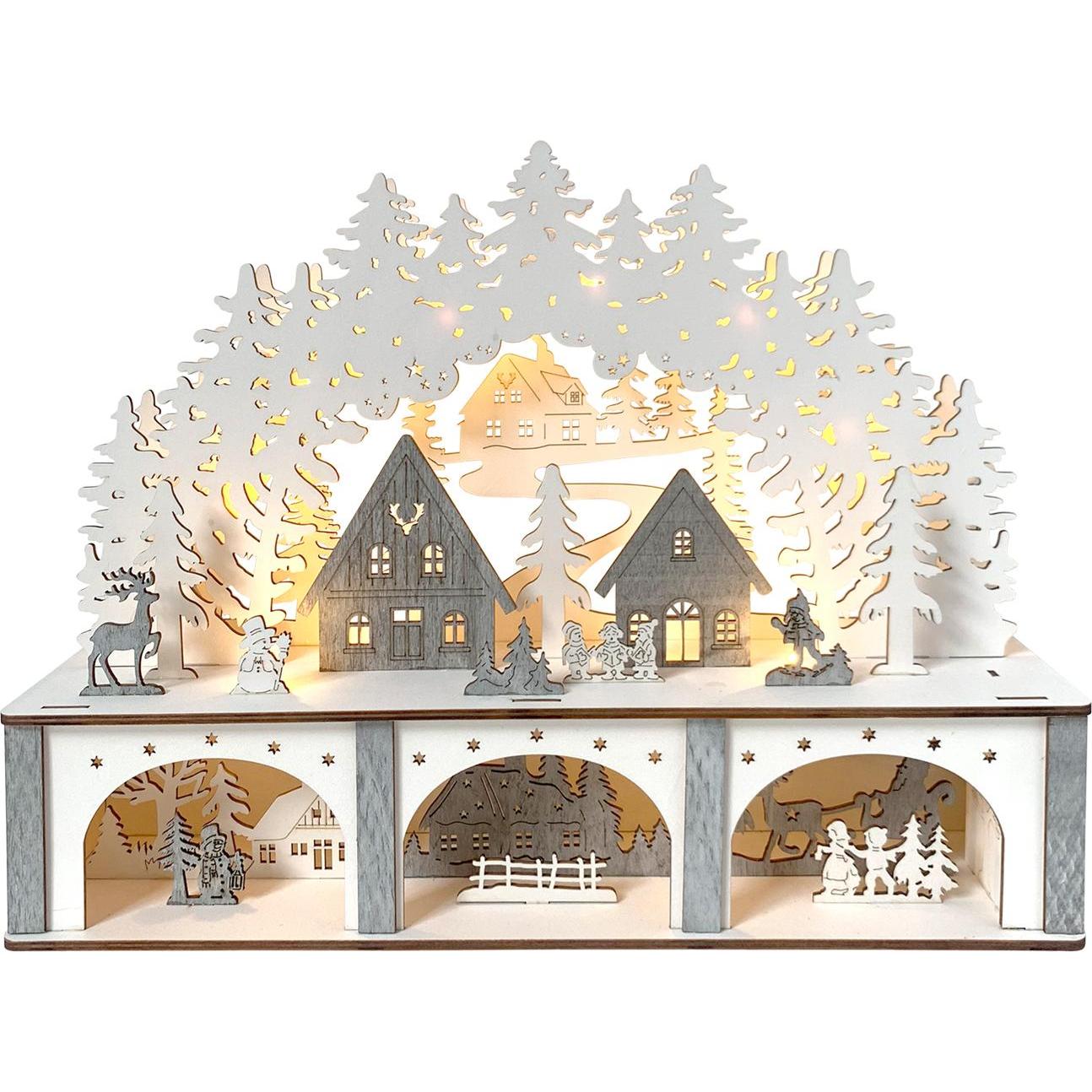 HTI-Living, Weihnachtsbeleuchtung, Leuchtbogen Dorfidylle