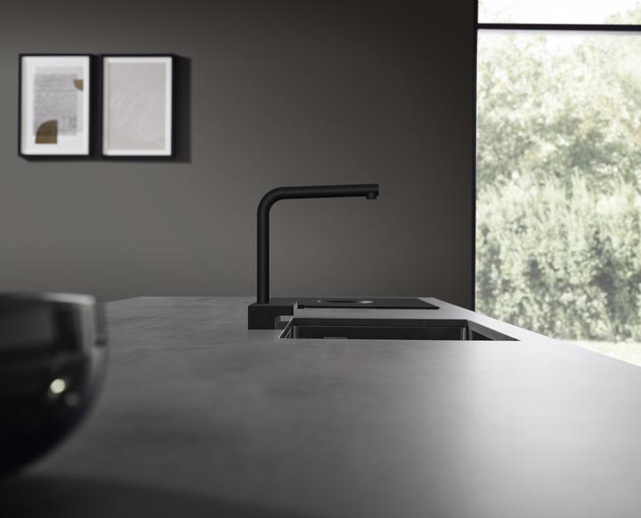 Productafbeelding hansgrohe HG ééngreeps wastafelmengkraan AQUNO Sel 2 DN 15 m sBox uittrekbare uitloop 2jet ma-sw