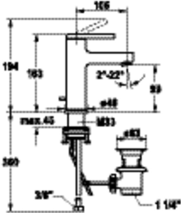 Produktbild KWC AVA 2.0 Hebelmischer, Auslauf fest