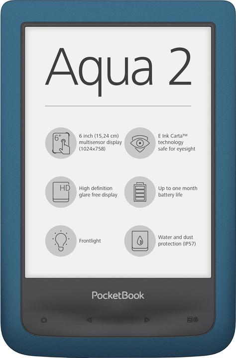 PocketBook Aqua 2 (6", 8 GB, Azure blue)