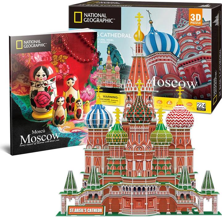 Produktbild Cubicfun Basil’s Cathedral 3D-Puzzle (e) Gebäude (222 Teile)