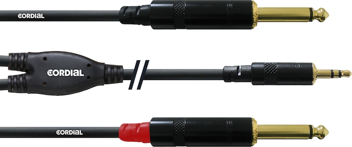 Immagine prodotto Cordial Cfy 3 Wpp-Lungo (3 m, Connettore da 3,5 mm (AUX), Jack 6,3 mm)