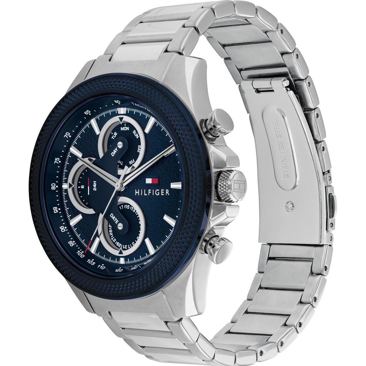 Thumbnail - Tommy Hilfiger, Armbanduhr, Clark, Silber, (Analoguhr, 46 mm)