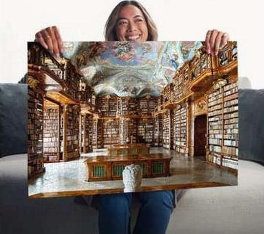 Produktbild Ravensburger Adult puzzle 1000 Teile - Library at St. Florian Monastery, Austria (1000 Teile)