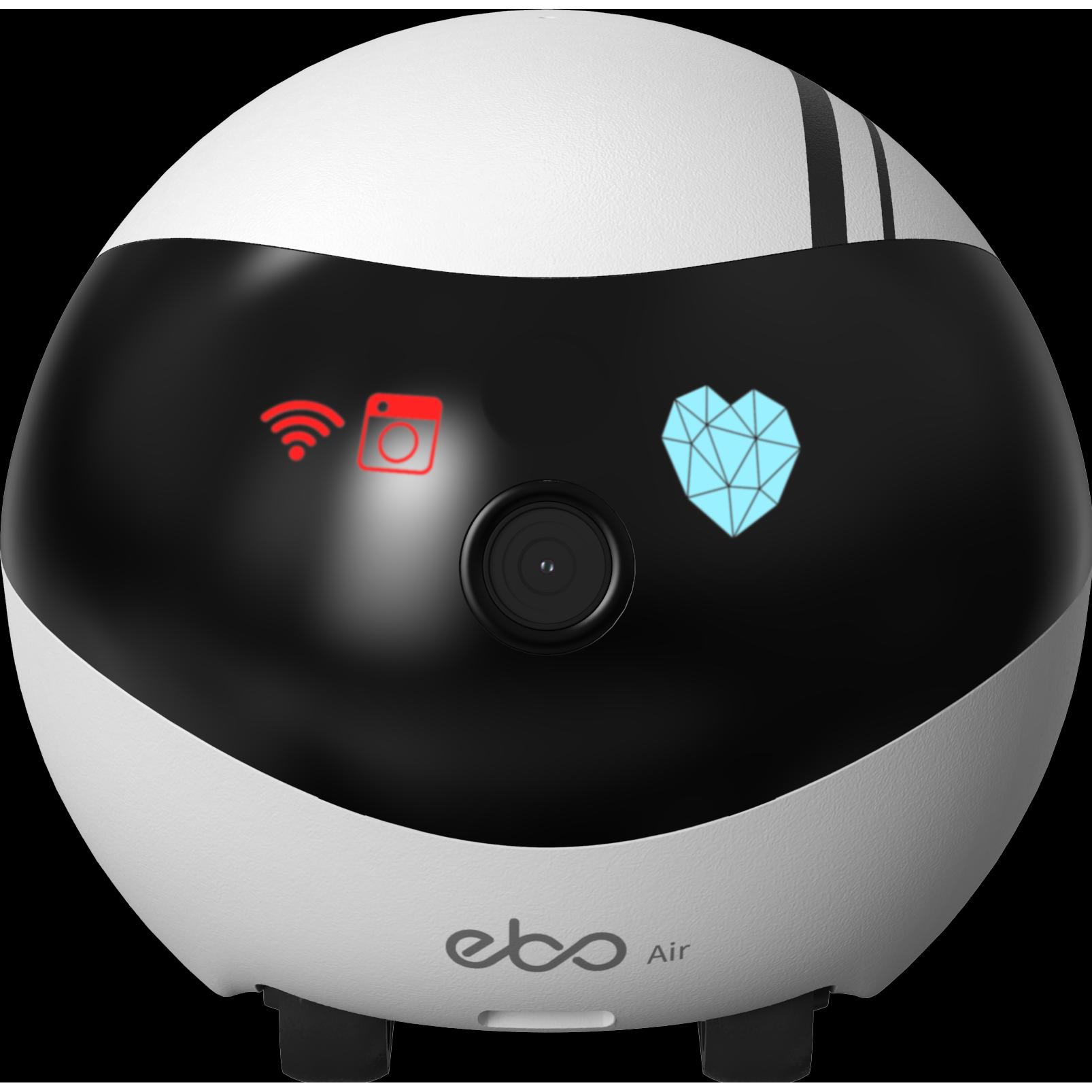 Enabot EBO-AIR 2 - Dove White (2304 x 1296 Pixels), Netzwerkkamera, Weiss