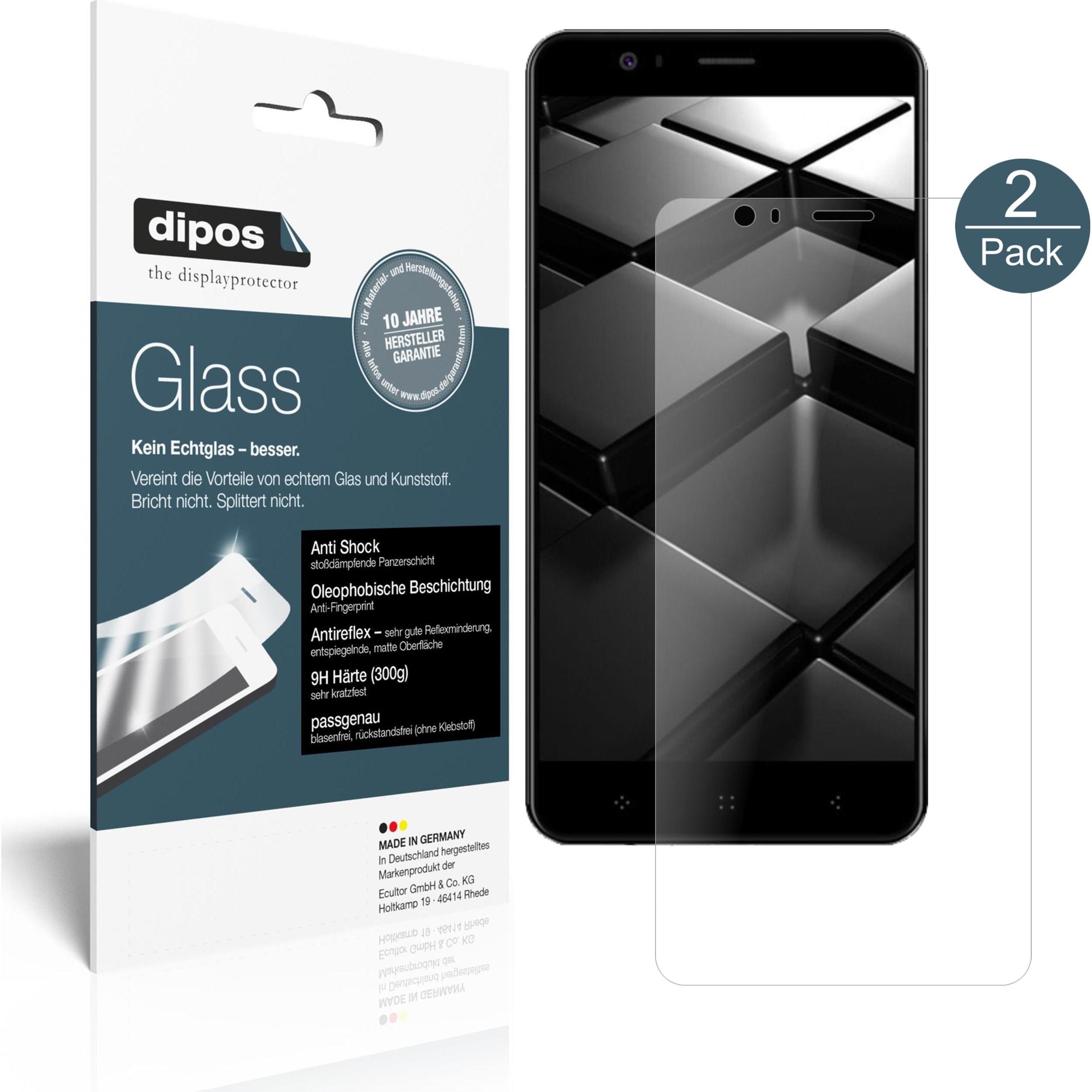 Dipos Displayschutz Anti-Shock (1 Stück, Elephone P8 Mini), Smartphone Schutzfolie, Transparent