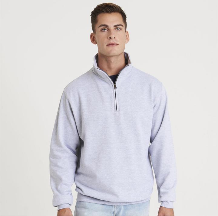 Produktbild Just Hoods Sophomore 1/4 Zip Sweat (L)