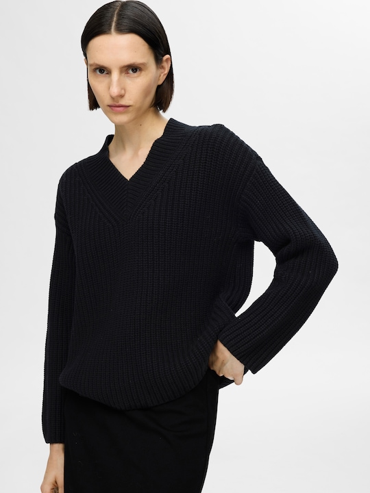 Image du produit Selected Femme Pull en tricot col V (M)
