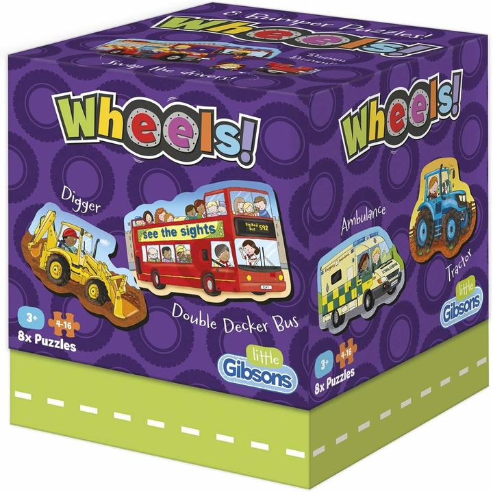 Gibsons G1038 Puzzel 8x4-16 st. Wielen (8 onderdelen)