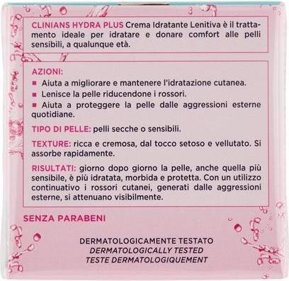 Immagine prodotto Clinians Hydra Basic Idratante Lenitivo 50ml (50 ml)