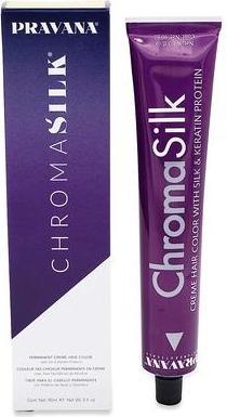 Pravana ChromaSilk Creme Hair Color with Silk & Keratin Protein 7.45 Copper Mahogany Blonde (7.45 Kupfer Mahagoni Blond)