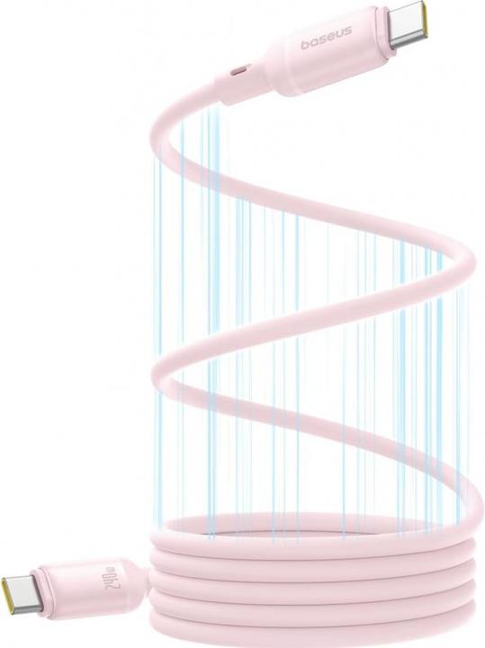 Produktbild Baseus USB-C to USB-C PicoGo, 240W, 1m, Rosa (1 m, USB 3.2 Gen 2, 240 W)