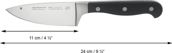 Produktbild WMF Käse- und Kräutermesser SPITZENKLASSE PLUS Schwarz (11 cm)
