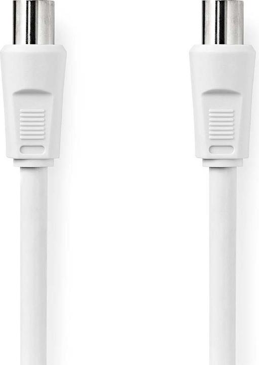 Produktbild Nedis Koaxial Kabel | IEC (Coax) Stecker | IEC (Coax) Buchse | Vernickelt | 90 dB | 75 Ohm | Doppelt (90 dB, Antennenkabel)