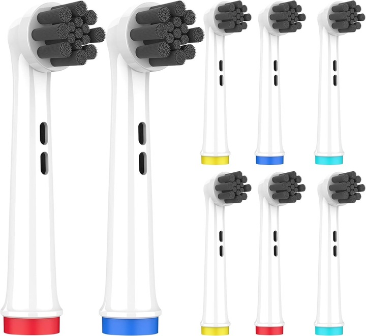 Ora-Care Replacement brushes with activated carbon compatible with Oral-B 8-pack (8 x)