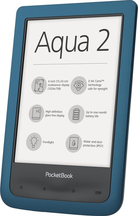 Produktbild PocketBook Aqua 2 (6", 8 GB, Azurblau)