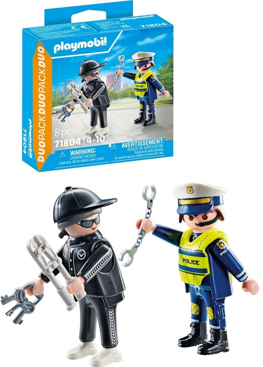 Actual product image Playmobil Policeman and burglar (71804, Playmobil Figures)