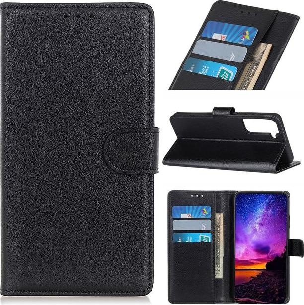 Produktbild MU Classic Litchi Leder Bookcover Series (Samsung Galaxy S21+)