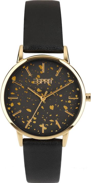 Esprit ES TERAZZO 34MM 3H BLACK DIAL BLACK ST Armbanduhr (34 mm)
