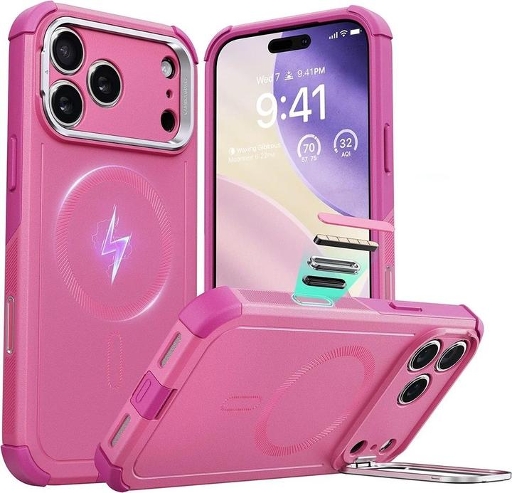 Produktbild ESR - Cyber Armor Kickstand - iPhone 17 Pro Max - Main Phone (Apple iPhone 17 Pro Max)