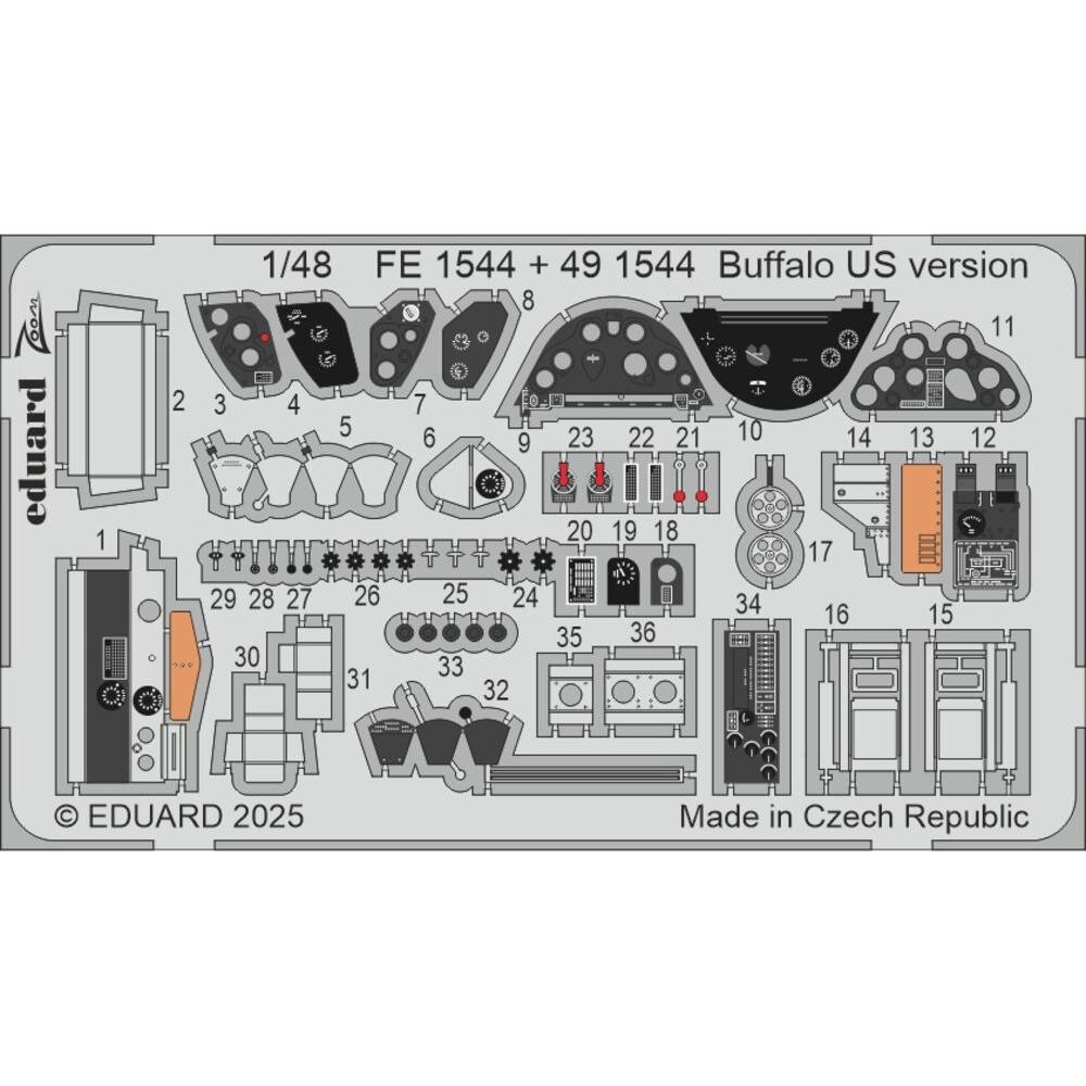Eduard Buffalo US version for Tamiya