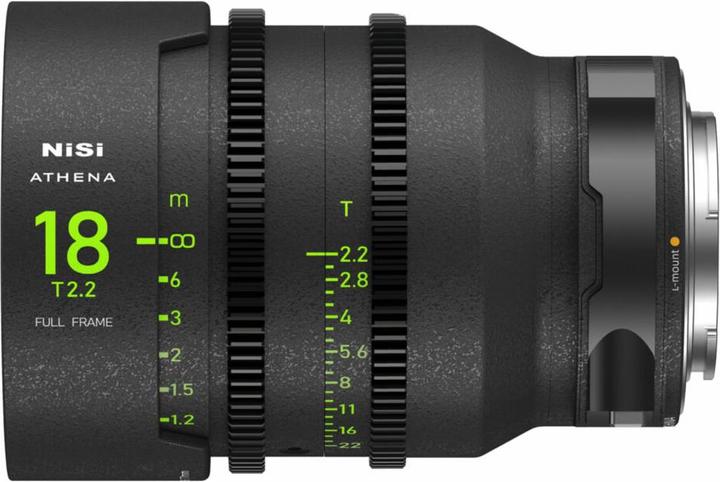 Produktbild Nisi ATHENA PRIME Full Frame Cinema Lens Kit – 18mm T2.2, 40mm T1.9, 135mm T2.2 + Hard Case (L Mount) (L-Mount, Vollformat)
