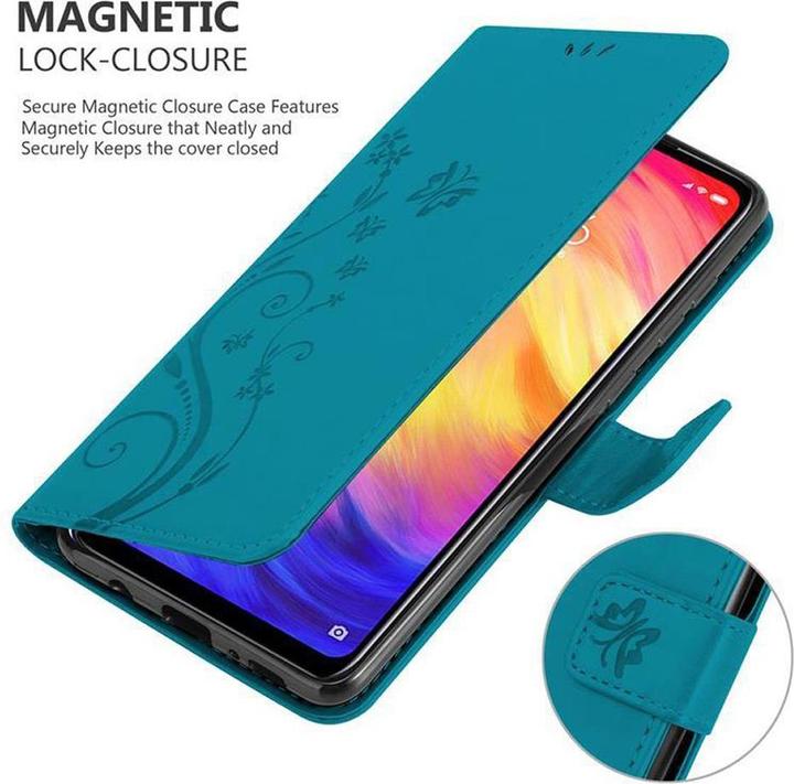 Image du produit Cadorabo Pochette Flower Book (Xiaomi Redmi Note 7)