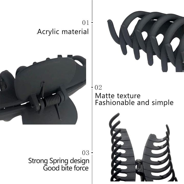 Image du produit ASMI 5 pièces de pinces à cheveux, griffes à cheveux