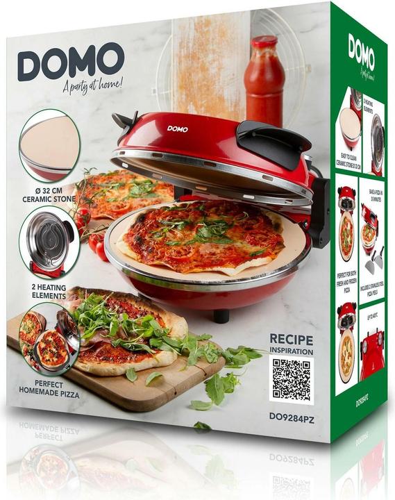 Produktbild Domo ELEKTRISCHER PIZZAOFEN Pizzabäcker (Pizzaofen Elektro)