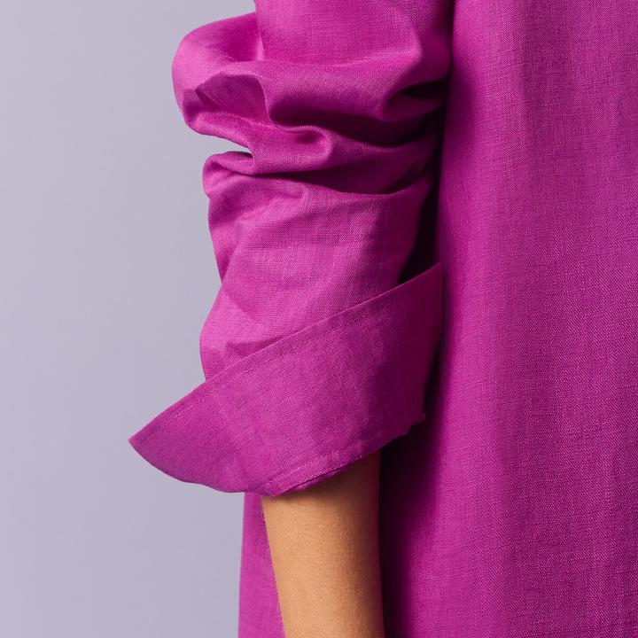 Produktbild La Redoute Collections Langärmeliges Maxikleid aus Leinen (48)