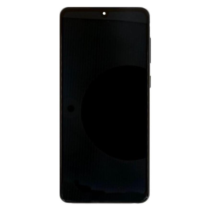 Samsung LCD-Display + Touch-Einheit + Frontabdeckung A336B Galaxy A33 5G Awesome Black (Service Pack