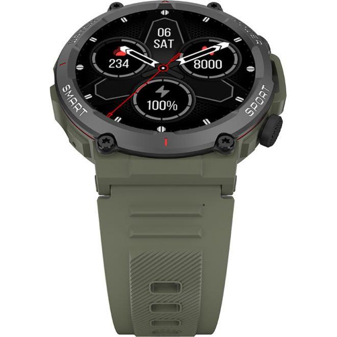 Thumbnail - Blackview W50 (Connected Watch - 1.39" - Integriertes Mikrofon) Grün, Smartwatch