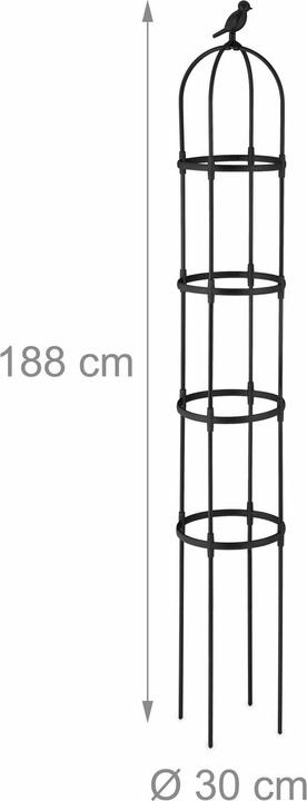 Image du produit Relaxdays Guillermo (40 x 40 x 50 cm)