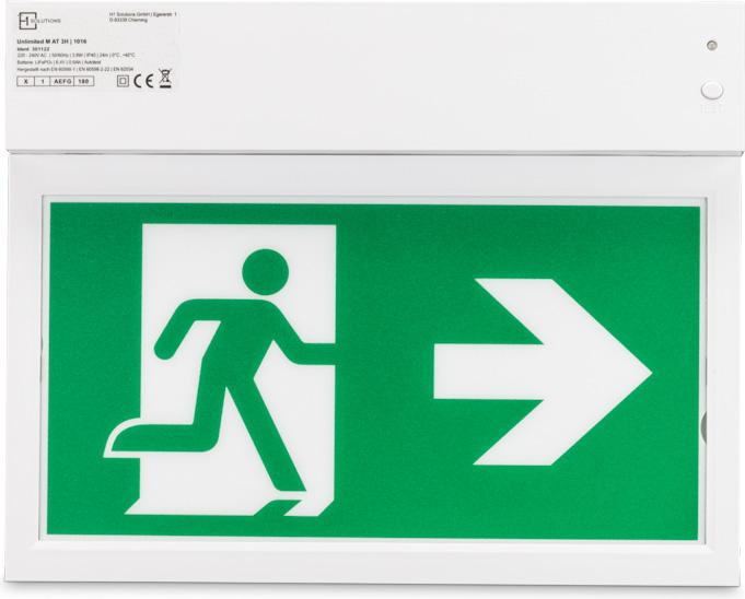 Actual product image H1 Solutions H1 LED emergency light