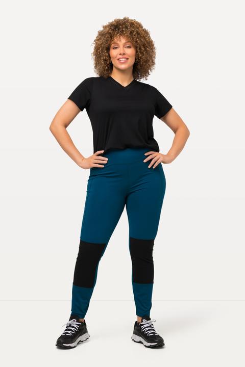 Immagine prodotto Ulla Popken Leggings da trekking a vita alta con cintura elastica e tasca con zip (42, 44)