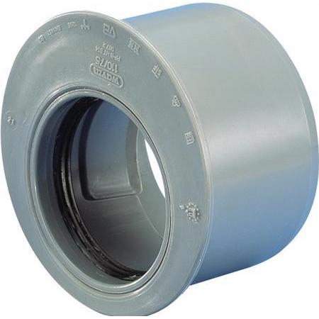 Wavin, Rohrverbindungstechnik, Wafix PP reduktion kort Ø110 x Ø50 mm grå (Rohrreduktion)