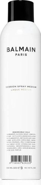 Actual product image Balmain Session Spray Medium Hair Spray With Medium Fixing 300 Ml (300 ml)