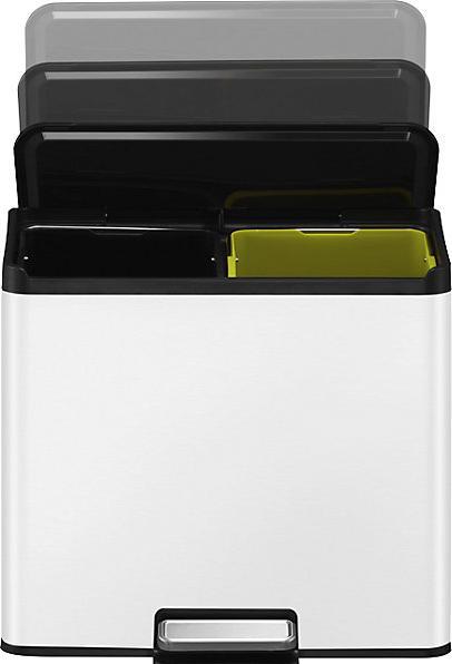 Produktbild EKO Treteimer Casa III wei 15+15L (30 l)