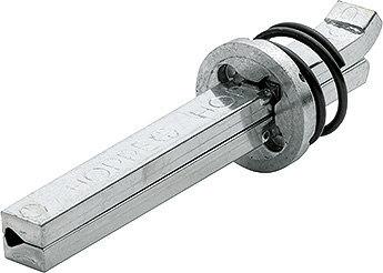 Productafbeelding Hoppe Vierkante spindel Profielspindel FEI spindel vierkant 10 x 100 mm ijzer gegalvaniseerd gedeeld