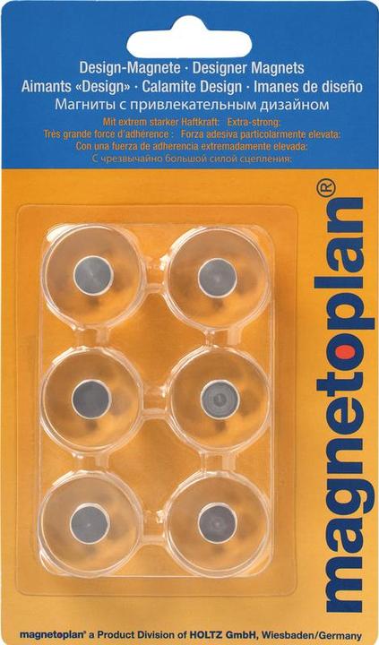 Produktbild Magnetoplan Design Magnete (6x)
