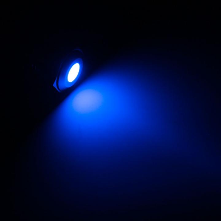 Produktbild Lamptron Vandalismus-gesicherte LED - blau, schwarze Fassung (Blau)