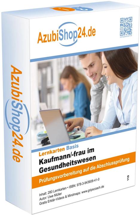 Produktbild AzubiShop24.de Lernkarten Kaufmann / Kauffrau im Gesundheitswesen. Maxi-Paket (Deutsch, Jochen Grünwald, Michaela Rung-Kraus, Uwe Müller, 2024)